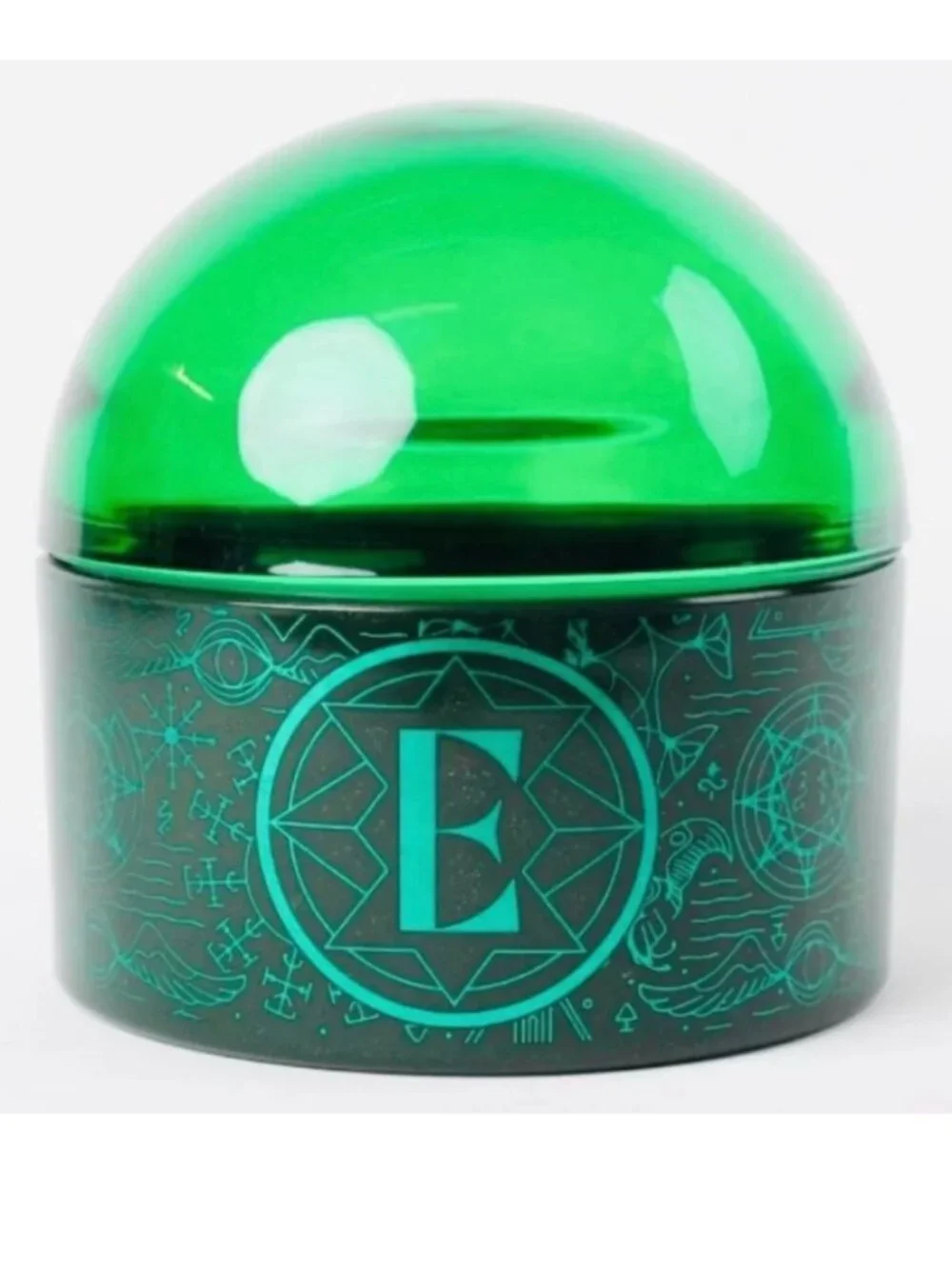NWT Target Bullseye Playground Wicked Green Elphaba Witch Glass Container